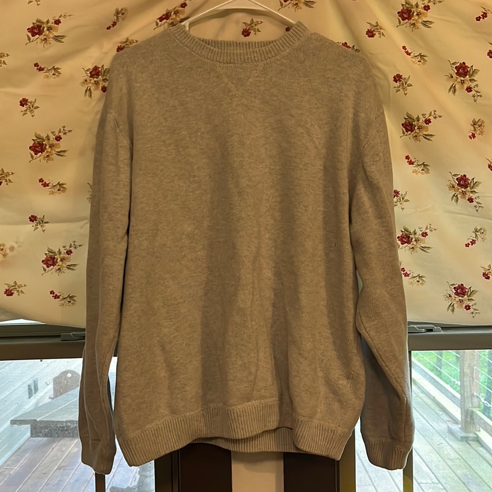 mens gray sweater